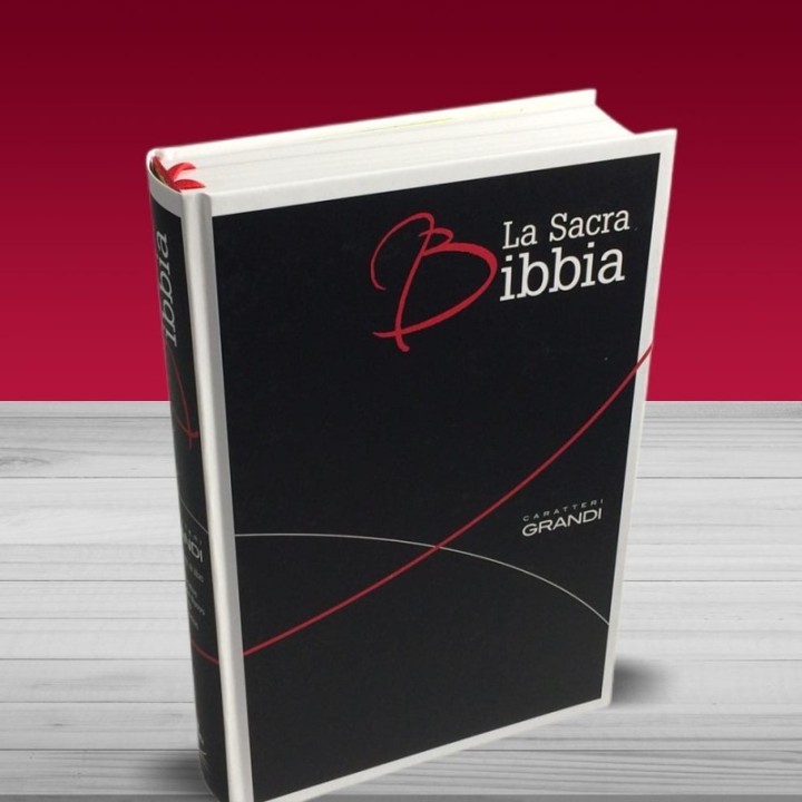 BIBBIA N.R. 14X21 CM CARATTERI GRANDI RILEGATA