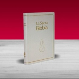 Bibbia NR94 - 32352 (SG32352) In pelle bianca  taglio oro