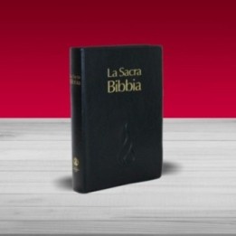 BIBBIA N.R. 15X21 PVC NERA CON PARALLELI