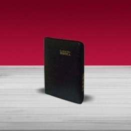 Bibbia Nuova Diodati - E03ZN - Formato mini Nera con cerniera