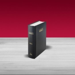 Bibbia Nuova Diodati - C03EN - Formato piccolo Copertina rigida colore nero  taglio bianco senza rubrica